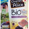 Charles & Alice 4X97G Uf Bio Pomme Pruneau