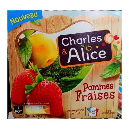 Charles & Alice C&A Sucre P/Fraises 4X100G