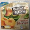 Charles & Alice C&A Sucre P/Abricots 4X100G