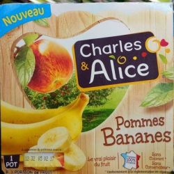 Charles & Alice C&A Sucre P/Bananes 4X100G