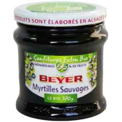 Beyer Confiture Extra Myrtilles Sauvages Bio 370G