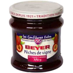 Beyer Confiture Extra Pêches De Vigne 370G