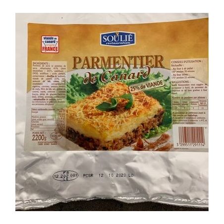 Soulier 2,2Kg Parmentier De Canard