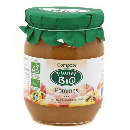 Planet Bio Compote Pomme 590Gr