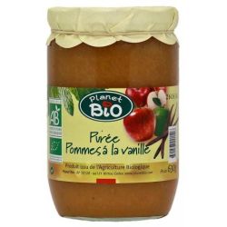Planet Bio Purée De Pommes Vanille Coteaux Nantais Cototerra 630G