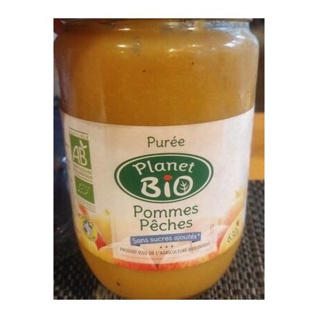 Planet Bio Plnt.Bio Puree Pom.Pech.630G