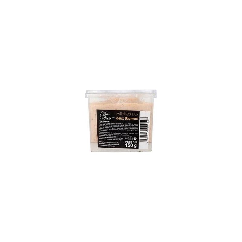 Les Entrees De La Mer 150G Rillettes Deux Saumons Entree
