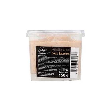 Les Entrees De La Mer 150G Rillettes Deux Saumons Entree