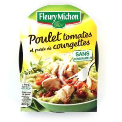 Fleury Michon Poulet Tomate/Puree Courgette 300G