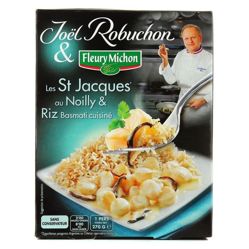 Fleury Michon 270G Coquille Saint Jacques Au Noilly/Riz