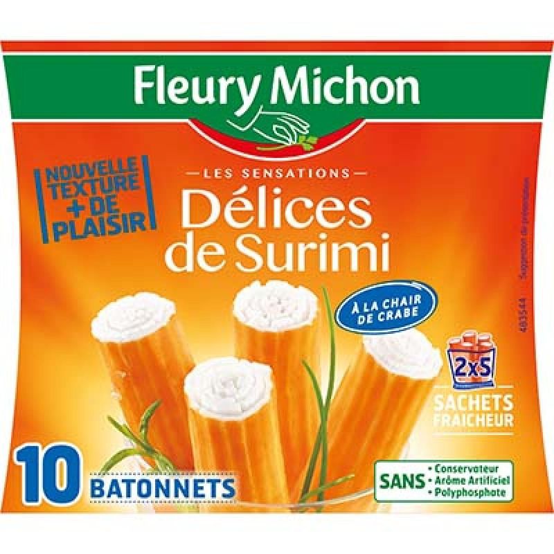 Fleury Michon Delice Surimi Chair Crabe 170G