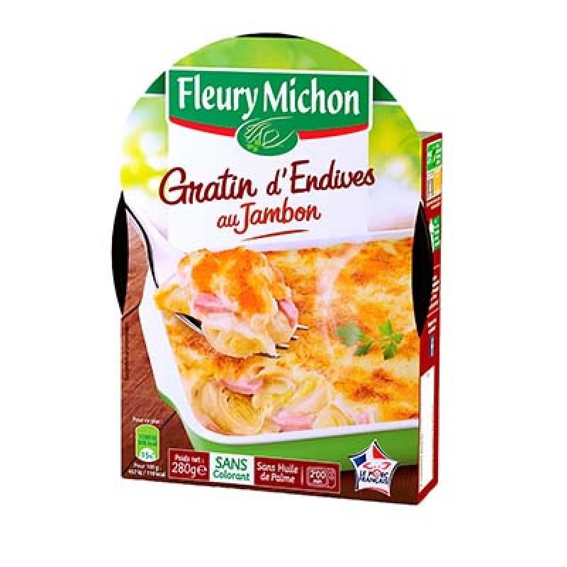 Fleury Michon 280G Gratin D Endives Au Jambon