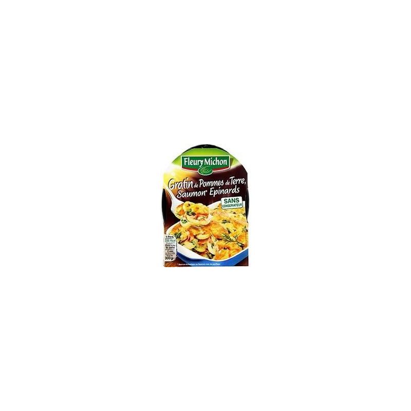Fleury Michon 300G Gratin Saumon Epinards