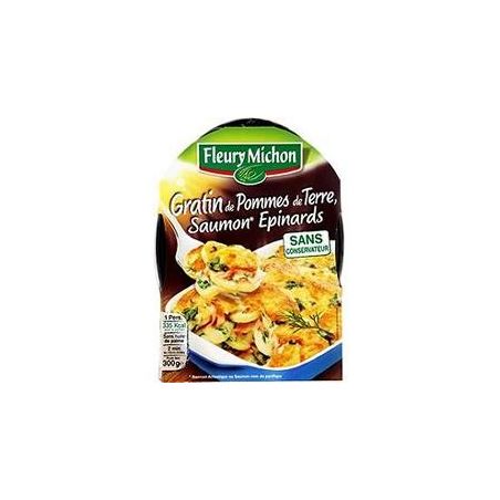 Fleury Michon 300G Gratin Saumon Epinards