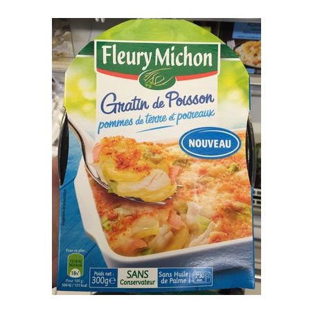 Fleury Michon Fm Gratin De Poisson Pdt 300G