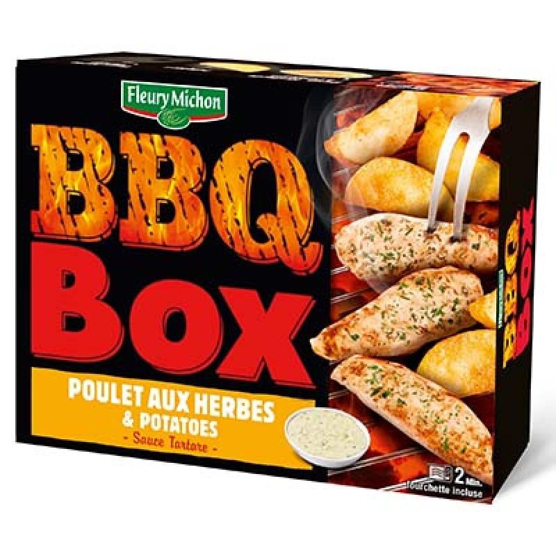 Fleury Michon Bbq Box Poul.Potat.240.Fm