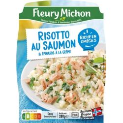 Fleury Michon Fm Risotto Saumon Epinard 280G