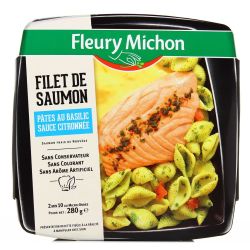 Fleury Michon Saumon Sauce Citronnee Pates