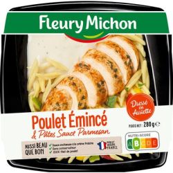 Fleury Michon 280G Plt Emince Pates Parmesan