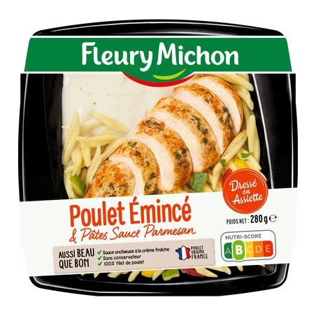 Fleury Michon 280G Plt Emince Pates Parmesan