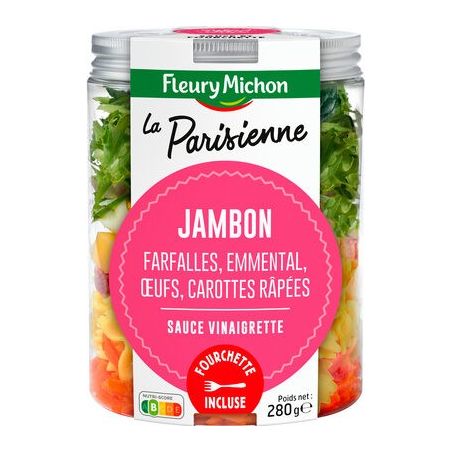 Fleury Michon Fm Salad Jar La Parisienne280G