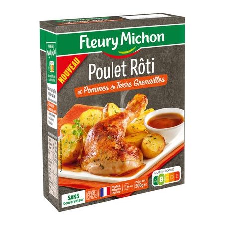 Fleury Michon Fm Plt Roti Et Pdt 300G
