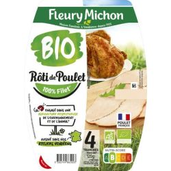 Fleury Michon Fm Roti Plt Bio Tsr 4Tr 120G