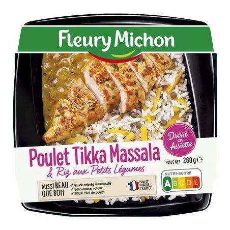 Fleury Michon Fm Plt Tikka Massala Riz 280G