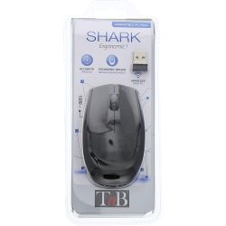 T'Nb Souris Optique Sans Fil 2,4 Ghz Ultra Mini Récepteur Noir