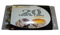 Caillor Oeufs De Cailles Frais X 20, 200 Gr