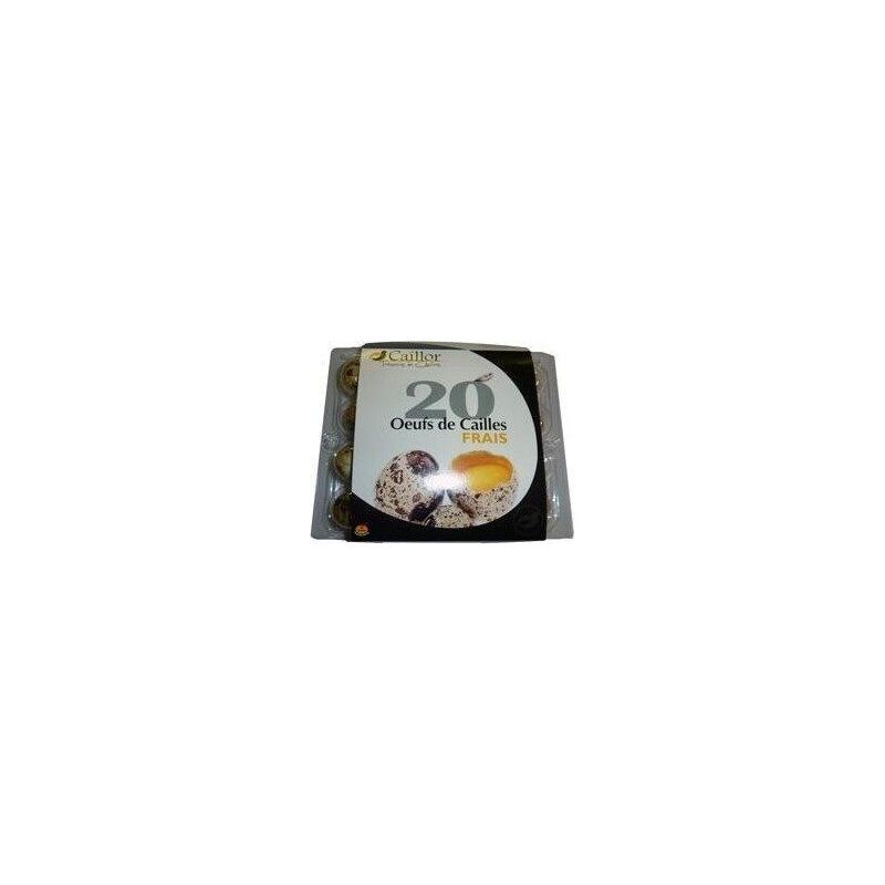 Caillor Oeufs De Cailles Frais X 20, 200 Gr