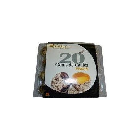 Caillor Oeufs De Cailles Frais X 20, 200 Gr
