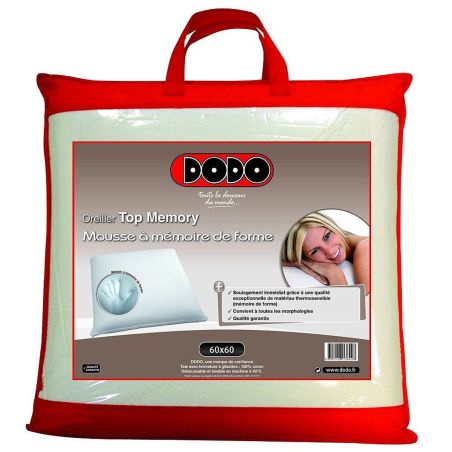 Dodo Oreiller Top Memory 60X60