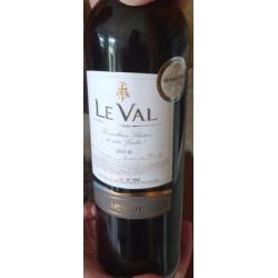 Le Val 75Cl Vin De Pays Igp Oc Merlot Rouge 2014