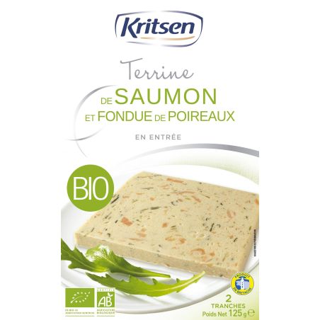Kritsen 125G Terrine Saumon/Poireaux Bio