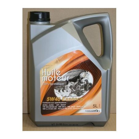 Lumi'Car Huil 5W40 Ess 5L
