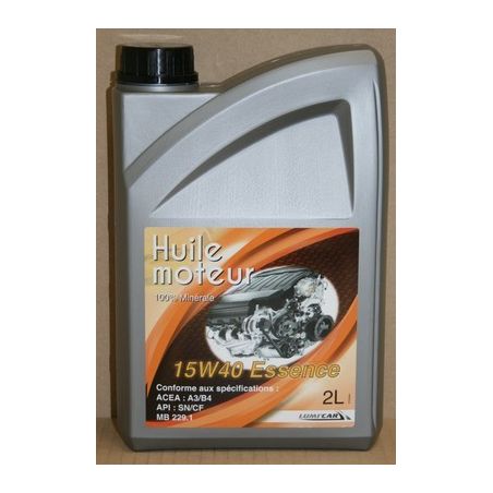 Lumi'Car Huil 15W40 Ess 2L