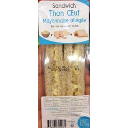 1Er Prix 125G Sandwich Thon Oeuf Mayonnaise
