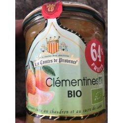 Les Comtes De Provence Confiture Clementines Bio 350G