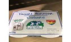 Laitiere De La Motte Lait.Mote.Yaourt Naturex4 500G