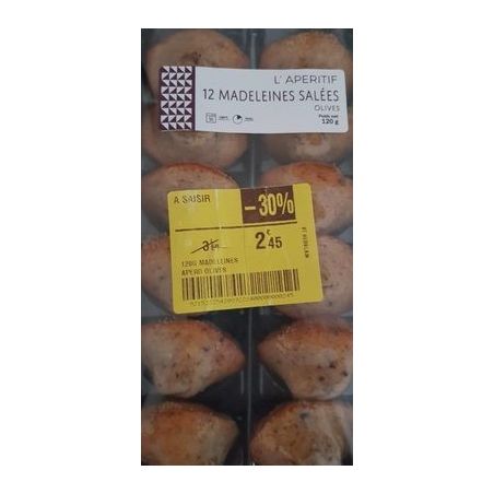 1Er Prix 120G Madeleines Apero Olives