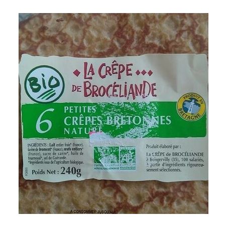 Crepe Broc 240G Petites Crepes Bretonnes Bio X6 La De Broceliande