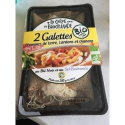 Crepe Broc 280G Galette Pays Pdt Lard Bio