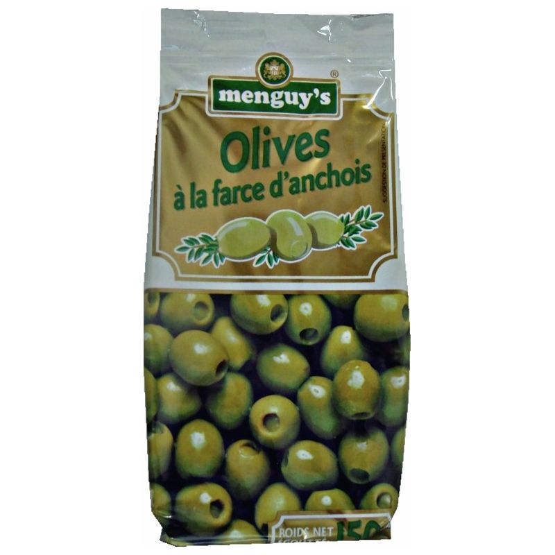 Menguy'S Menguy Olive Farcie Anchois Sachet 150G