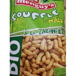 Menguy'S Biscuits Apéritifs Soufflé Maïs Cacahuète Bio : Le Paquet De 250 G
