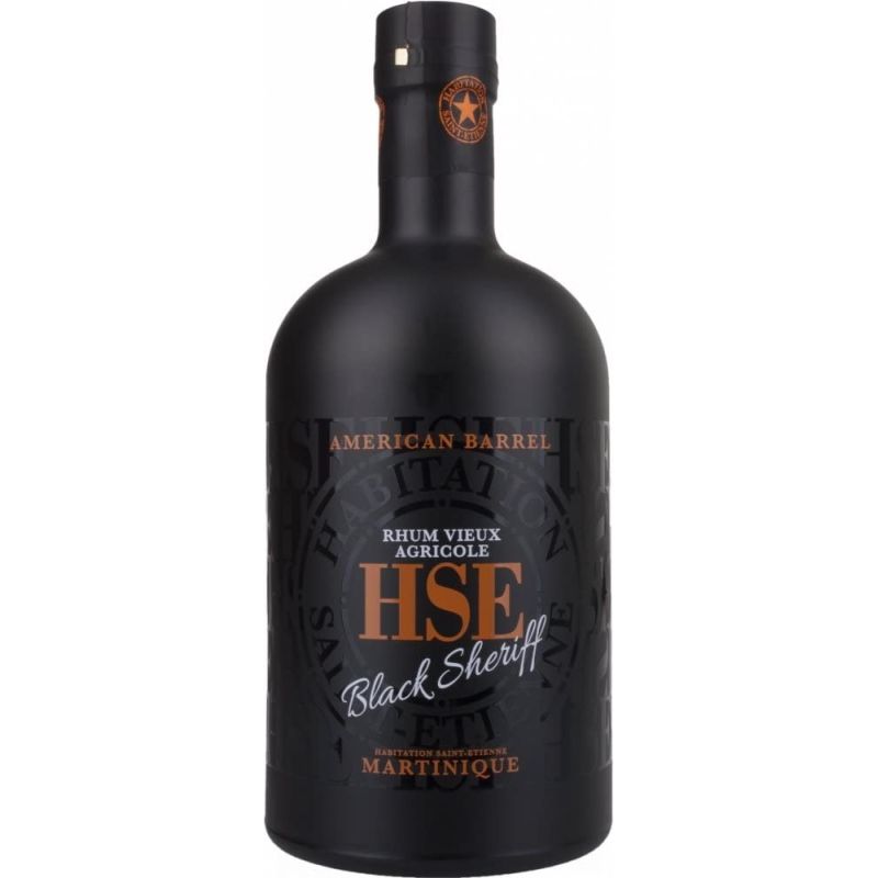 Habitation Saint-Etienne Rhum Vieux Agricole Black Shériff American Barrel 40% : La Bouteille De 70Cl