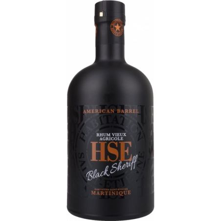 Habitation Saint-Etienne Rhum Vieux Agricole Black Shériff American Barrel 40% : La Bouteille De 70Cl