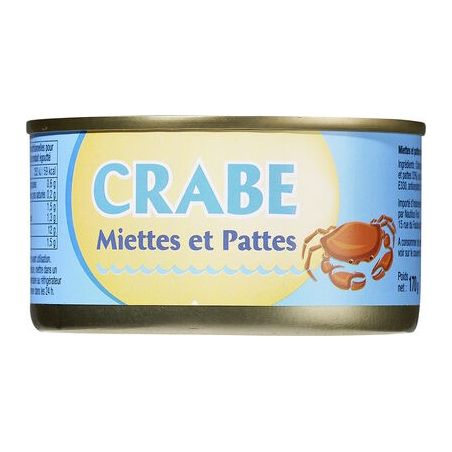 1Er Prix 170G Crabe Miettes&Pattes