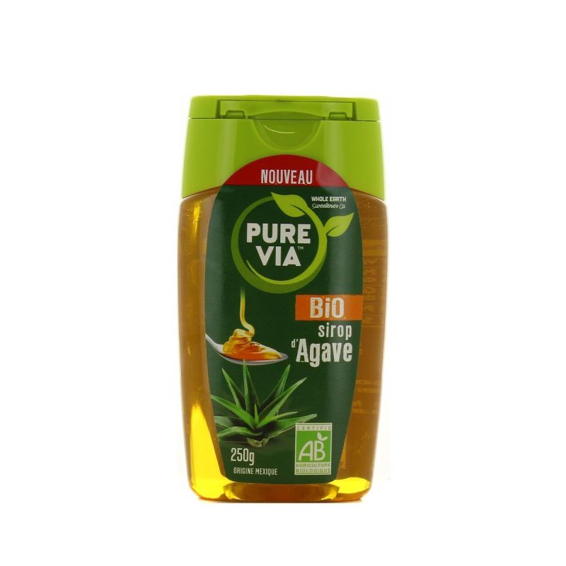 Canderel Sirop Bio D'Agave Pure Via : Le Flacon De 250 G