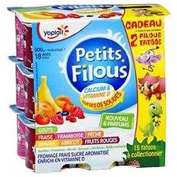 Petits Filous Panachés Aux Fruits 18X50G